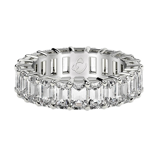Bids.com Emerald Cut Lab Grown Diamond Eternity Ring in 14k White Gold (4 cttw FG/VS2) Rings White Smoke 4 / White Gold,4.5 / White Gold,5 / White Gold,5.5 / White Gold,6 / White Gold,6.5 / White Gold,7 / White Gold,7.5 / White Gold,8 / White Gold,8.5 / White Gold,9 / White Gold