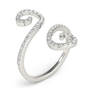 Bids.com 14k White Gold Diamond Open Flourish Style Ring (1/2 cttw) Rings White Smoke 3 / White Gold,3.5 / White Gold,4 / White Gold,4.5 / White Gold,5 / White Gold,5.5 / White Gold,6 / White Gold,6.5 / White Gold,7 / White Gold,7.5 / White Gold,8 / White Gold,8.5 / White Gold,9 / White Gold