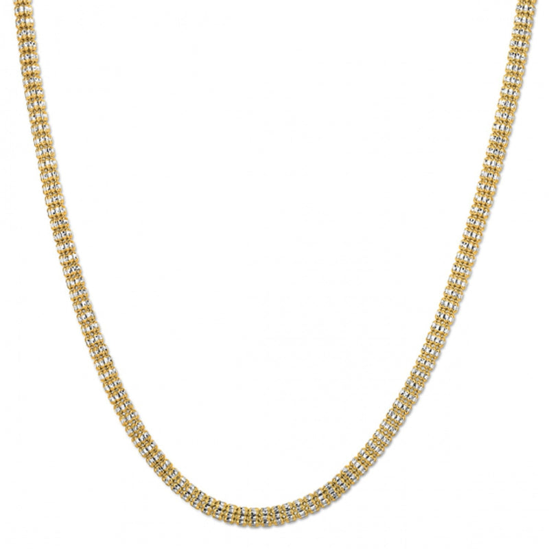 Bids.com Ice Barrel Chain in 14k Yellow Gold (4.25 mm) Necklaces White Smoke 18 / Yellow Gold,20 / Yellow Gold,22 / Yellow Gold,24 / Yellow Gold