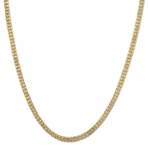 Bids.com Ice Barrel Chain in 14k Yellow Gold (4.25 mm) Necklaces White Smoke 18 / Yellow Gold,20 / Yellow Gold,22 / Yellow Gold,24 / Yellow Gold