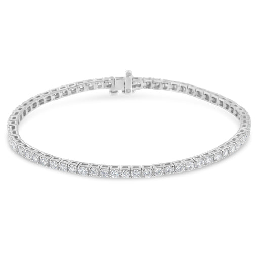 Bids.com IGI Certified 5.0 Cttw Cut Diamond 14K White Gold Classic 7â€ Tennis Bracelet (H-I Color, I1-I2 Clarity) Bracelets White Smoke White.Gold / 7 / 2,White.Gold / 7 / 7,White.Gold / 7 / 8,White.Gold / 7 / 5,White.Gold / 7 / 10,White.Gold / 7 / 6,White.Gold / 7 / 4