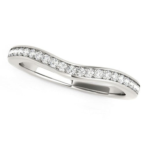 Bids.com 14k White Gold Curved Diamond Wedding Band (1/6 cttw) Rings White Smoke 3 / White Gold,3.5 / White Gold,4 / White Gold,4.5 / White Gold,5 / White Gold,5.5 / White Gold,6 / White Gold,6.5 / White Gold,7 / White Gold,7.5 / White Gold,8 / White Gold,8.5 / White Gold,9 / White Gold