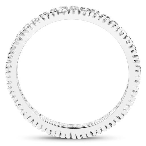 Bids.com 0.57 Carat Genuine Champagne Diamond .925 Sterling Silver Ring Rings White Smoke size 6.00,size 7.00,size 8.00,size 9.00