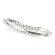 Bids.com 14k White Gold Wave Design Pave Set Diamond Wedding Ring (1/20 cttw) Rings White Smoke 3 / White Gold,3.5 / White Gold,4 / White Gold,4.5 / White Gold,5 / White Gold,5.5 / White Gold,6 / White Gold,6.5 / White Gold,7 / White Gold,7.5 / White Gold,8 / White Gold,8.5 / White Gold,9 / White Gold