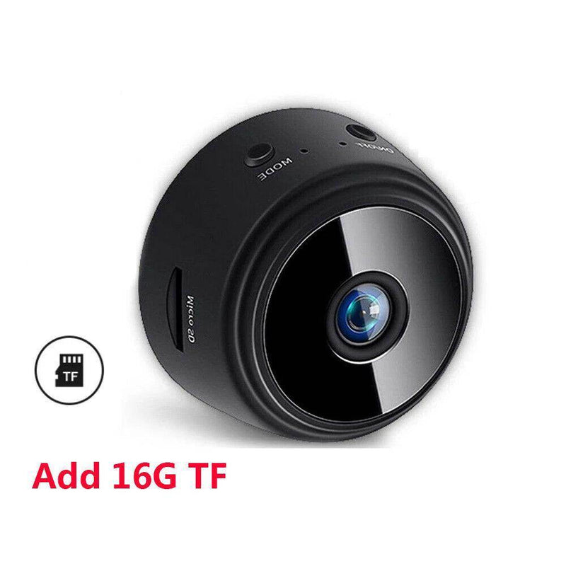SmartPursue™ Mini Wireless Magnetic Security Camera Mini Camera White Smoke Camera Add 16G / USB,Camera Add 64G / USB,BLACK 128G memory card / USB,Black with 32G memory card / USB,Black with 64G memory card / USB,Black / USB
