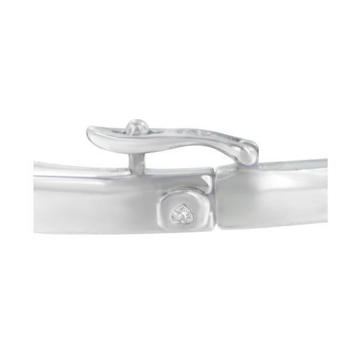 Bids.com 14K Two-Toned Gold Princess Cut Diamond Fashion Bangle (1 cttw, H-I Color, SI1-SI2 Clarity) Bracelets White Smoke YellowWhite.Gold / 7
