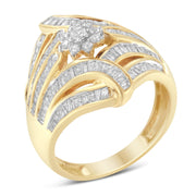 Bids.com 10K Yellow Gold Diamond Ring (1 Cttw, I-J Color, I2-I3 Clarity) - Size 7 Rings White Smoke 8 / Yellow.Gold,6 / Yellow.Gold,7 / Yellow.Gold,6.5 / Yellow.Gold,7.5 / Yellow.Gold