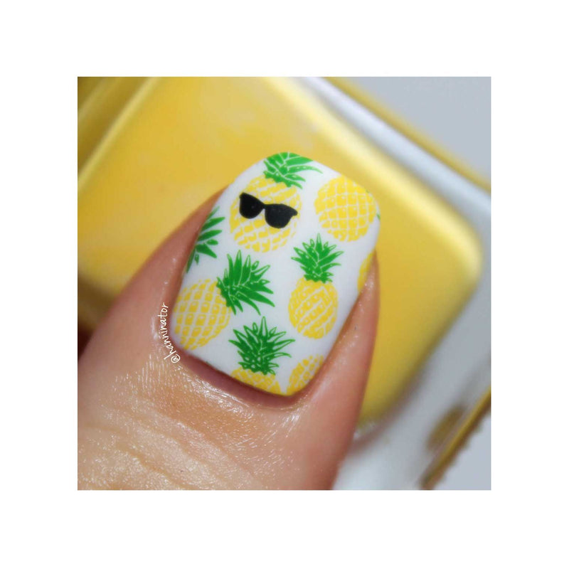 UberChic Beauty Beach Please Stamping Plate Dark Khaki