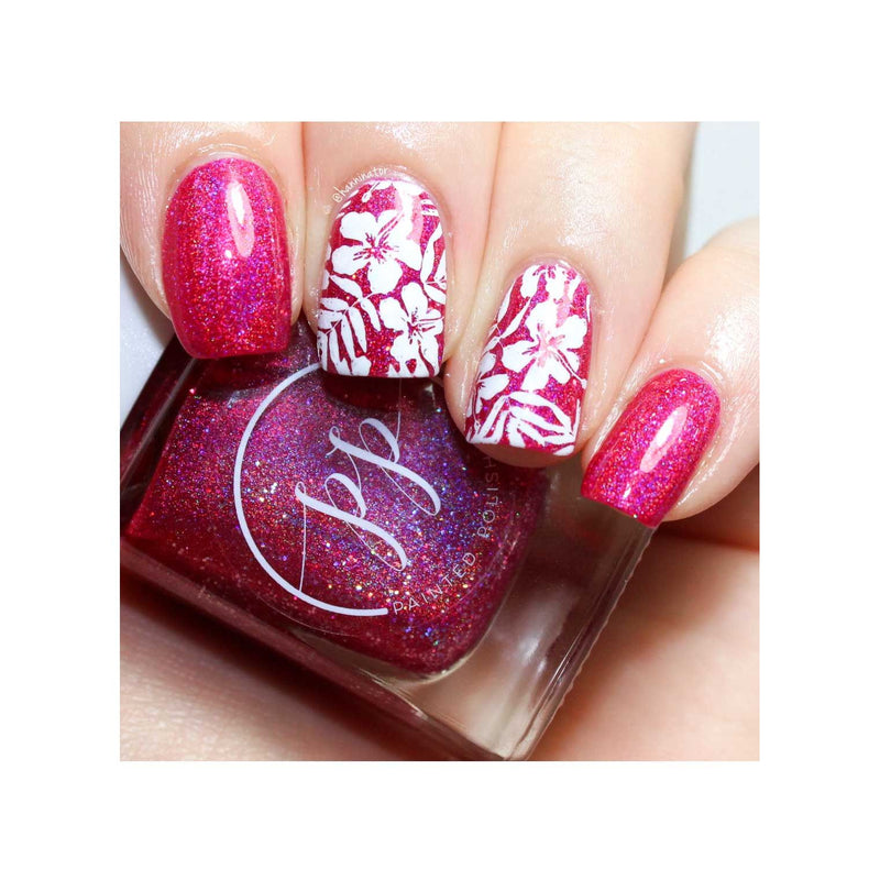 UberChic Beauty Beach Please Stamping Plate Saddle Brown