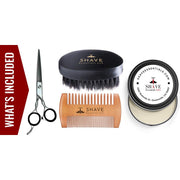 Shave Essentials Beard Essentials Bundle Bundles & Kits White Smoke Black,Red,White,Wood Soft Bristle