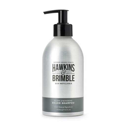 Hawkins & Brimble COM Beard Shampoo Eco Refillable 10.1 fl oz Light Gray
