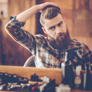 Lather & Wood Shaving Co Ultra-Moisturizing Beard Oil Men Grooming, Health Dark Slate Gray