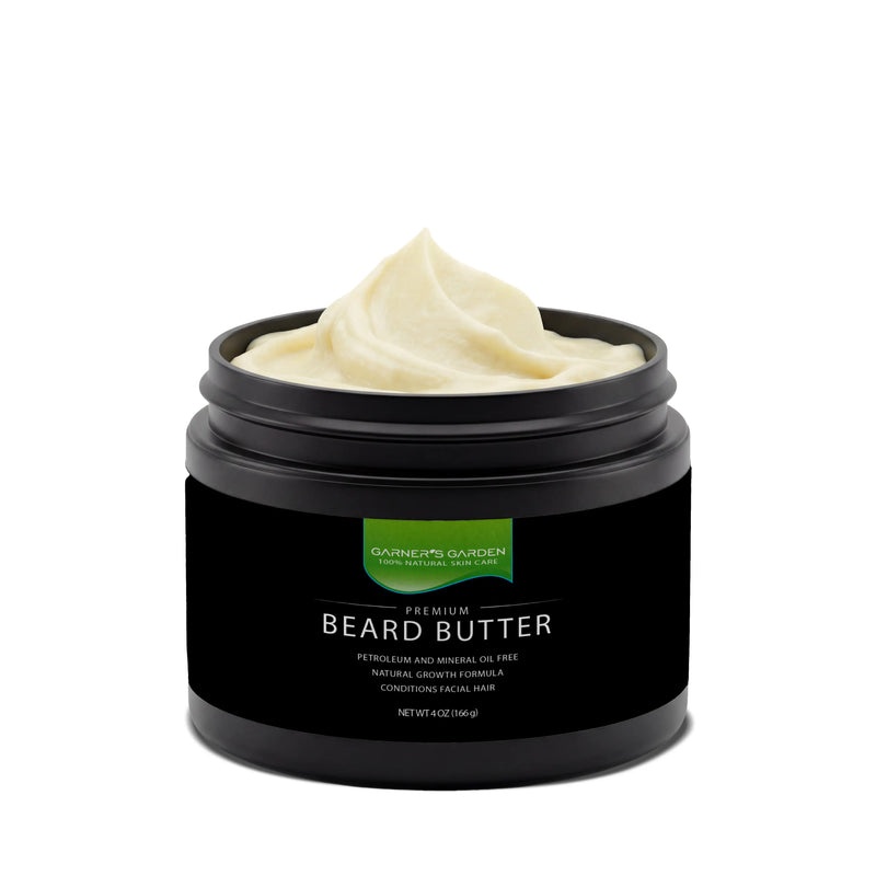 Garner's Garden Beard Butter | Organic Men's Care Black 2 oz (try me),4 oz (Recommended)