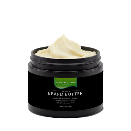 Garner's Garden Beard Butter | Organic Men's Care Black 2 oz (try me),4 oz (Recommended)