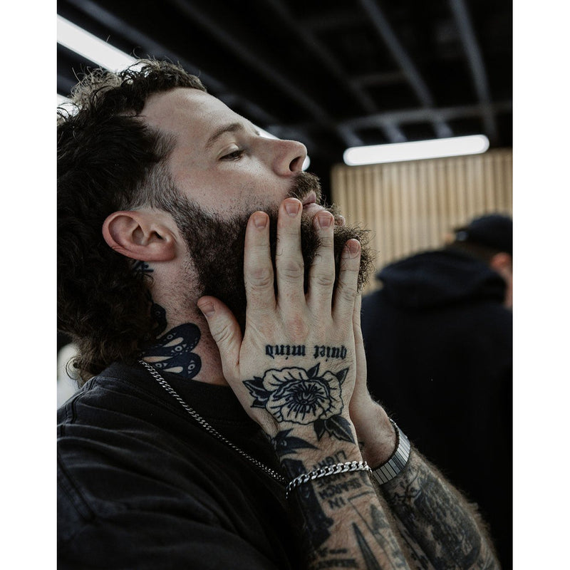 MAILROOM HAIR + BEARD OIL Beard, All Black single,3-pack