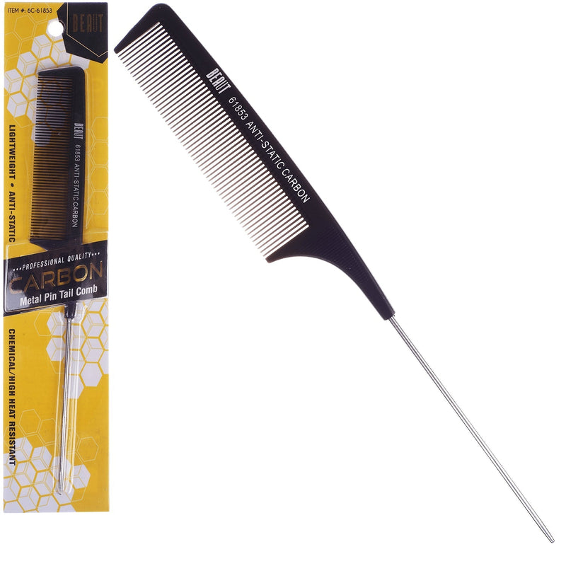 VIP Extensions Beaut Carbon Combs Hair Tools White Smoke Carbon Styling comb 6C-618856,Carbon Metal Pin  Tail Comb 6C-61853,Carbon pin tail comb 6C-61852,Carbon Barber Comb 6C-61860,Carbon Pin Tail Comb 6C-61851,Carbon Flat Top Comb 6C-61859,CARBON BARBER COMB 6C-61861,CARBON DETANGLER COMB 6C-61862,CARBON DRES