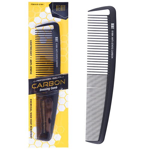 VIP Extensions Beaut Carbon Combs Hair Tools White Smoke CARBON DRESSING COMB 6C-61864