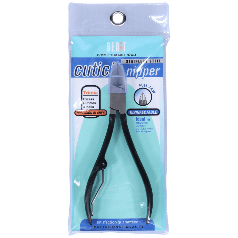 VIP Extensions Beaut Full Jaw Stainless Steel Nipper Salon Supplies Light Steel Blue
