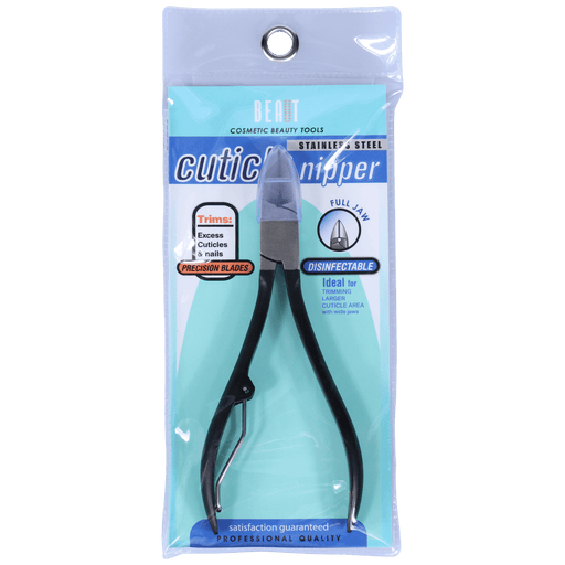 VIP Extensions Beaut Full Jaw Stainless Steel Nipper Salon Supplies Light Steel Blue