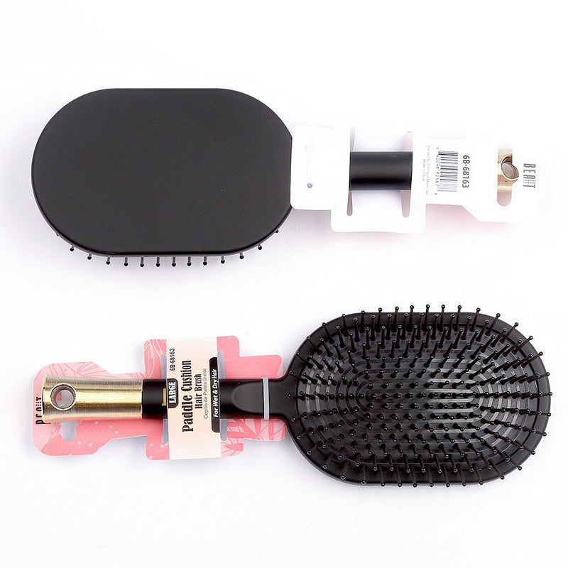 VIP Extensions Beaut Large Paddle Cushion Brush Hair Tools White Smoke