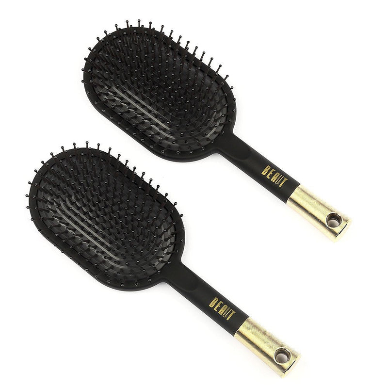 VIP Extensions Beaut Large Paddle Cushion Brush Hair Tools White Smoke
