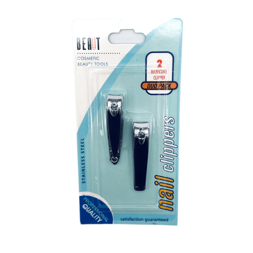 VIP Extensions BEAUT Nail Clippers salon accessories White Smoke DUO PACK