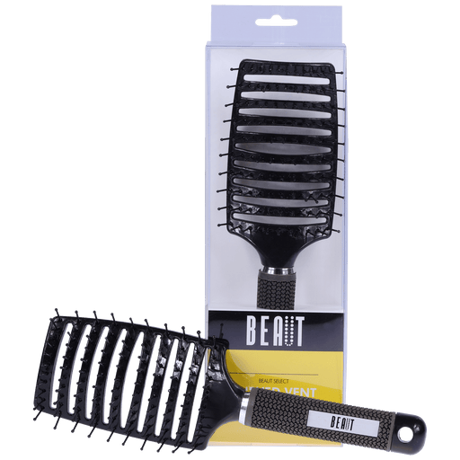 VIP Extensions Beaut Select Curved Vent / Styling Brush Hair Tools Black SELECT CURVED VENT BRUSH BLACK