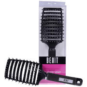 VIP Extensions Beaut Select Curved Vent / Styling Brush Hair Tools Black SELECT CURVED VENT BRUSH BLACK WITH BRISTLES