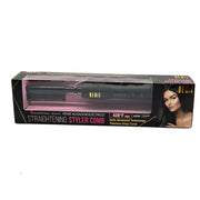 VIP Extensions Beaut Straightening Styler Comb 430°F Max Hair Tools White Smoke BLACK