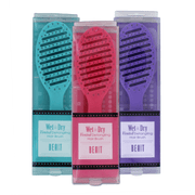 VIP Extensions Beaut Wet and Dry Detangling Brush Hair Tools White Smoke BEAUT WET & DRY VENTED DETANGLING BRUSH