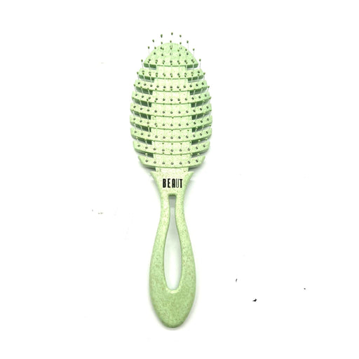 VIP Extensions Beaut Wheat Straw Detangling Fishbone Brush Hair Tools White Smoke