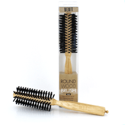 VIP Extensions Beaut Wood Round Brush Hair Tools White Smoke 16 mm