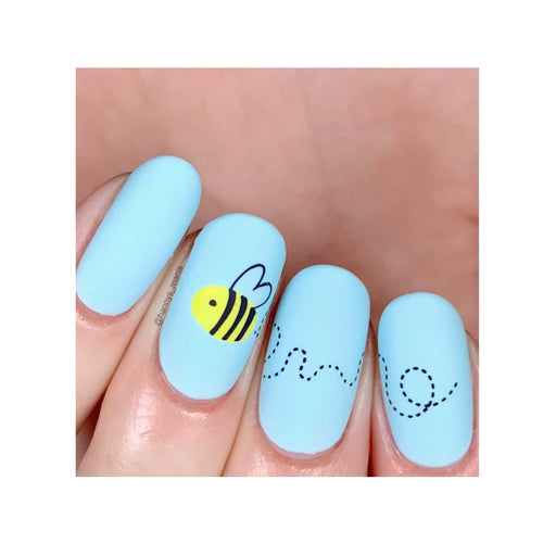 UberChic Beauty Bee-You-Tiful Spring Stamping Plate Rosy Brown