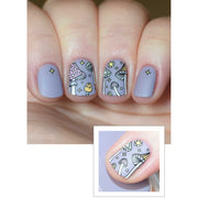 UberChic Beauty Bee-You-Tiful Spring Stamping Plate Rosy Brown