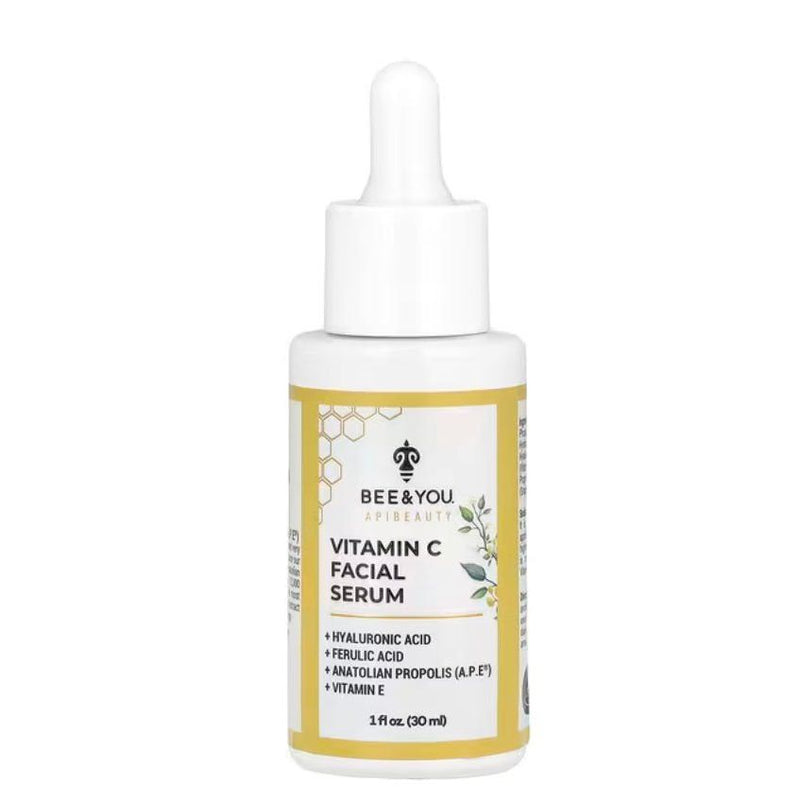 VIP Extensions Bee & You Vitamin C Facial Serum, 1 oz Facial Serum White Smoke