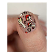 UberChic Beauty Bee-You-Tiful Spring Stamping Plate Rosy Brown