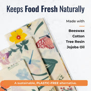 ZeroWasteStore.com Beeswax Wraps – Plastic-Free Food Storage Food Wraps White Smoke Honeycomb / 3-Pack Assorted,Honeycomb / 3-Pack Medium,Honeycomb / 3-Pack Large,Honeycomb / Bread Wrap,Pollinators / 3-Pack Assorted,Pollinators / 3-Pack Medium,Pollinators / 3-Pack Large,Pollinators / Bread Wrap,Fruit / 3-Pack Assorted,Fruit / 3-Pack Medi