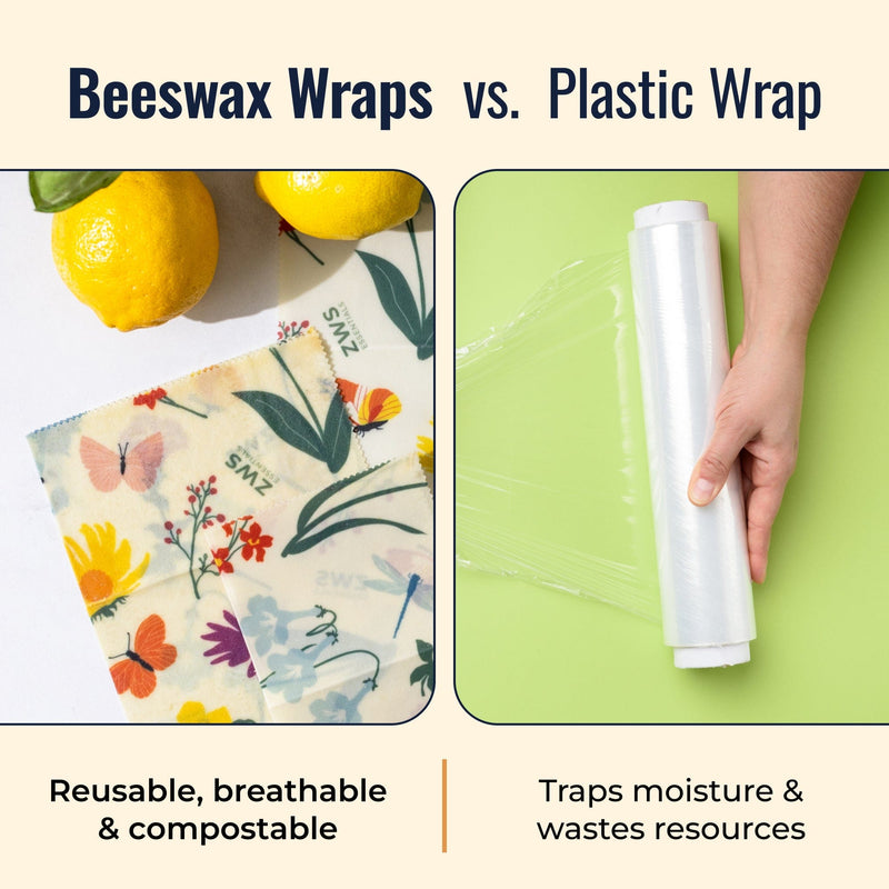 ZeroWasteStore.com Beeswax Wraps – Plastic-Free Food Storage Food Wraps Seashell Honeycomb / 3-Pack Assorted,Honeycomb / 3-Pack Medium,Honeycomb / 3-Pack Large,Honeycomb / Bread Wrap,Pollinators / 3-Pack Assorted,Pollinators / 3-Pack Medium,Pollinators / 3-Pack Large,Pollinators / Bread Wrap,Fruit / 3-Pack Assorted,Fruit / 3-Pack Medi