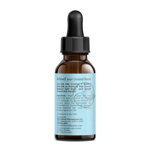 Bellawell Health Bellawell Hair Care with Argan +9 Essential Oils Hair Care oil White Smoke