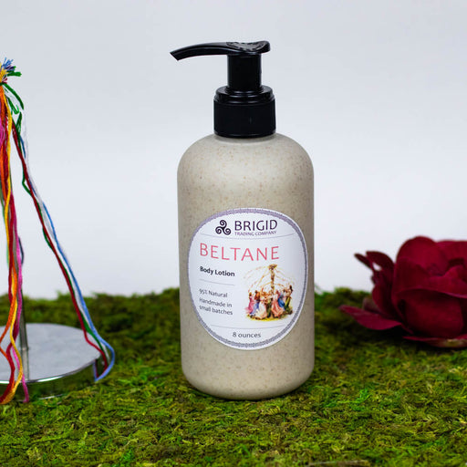 Brigid Trading Company Beltane Natural Body Lotion – Rose & Jasmine, Paraben-Free Body Lotion Light Gray 8 ounce