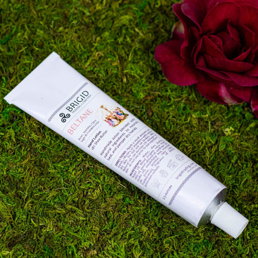 Brigid Trading Company Beltane Natural Hand Lotion – Rose & Jasmine, Paraben-Free Lotion Dark Olive Green