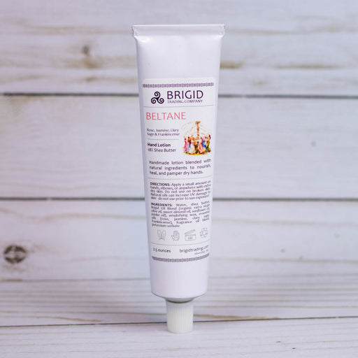 Brigid Trading Company Beltane Natural Hand Lotion – Rose & Jasmine, Paraben-Free Lotion Light Gray