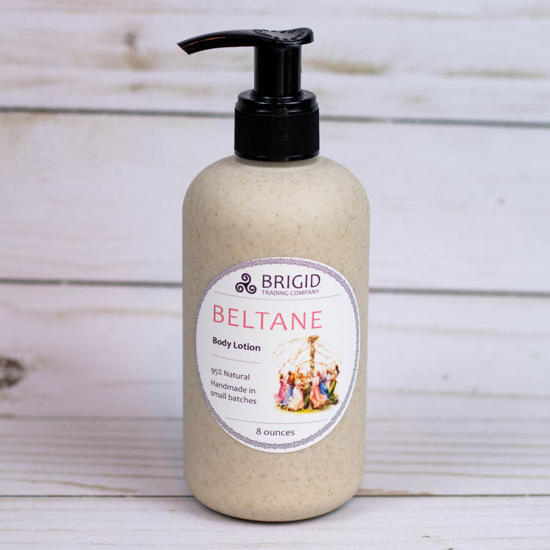 Brigid Trading Company Beltane Natural Body Lotion – Rose & Jasmine, Paraben-Free Body Lotion Light Gray 2 ounce,4 ounce,8 ounce,8 ounce w/Gift Box