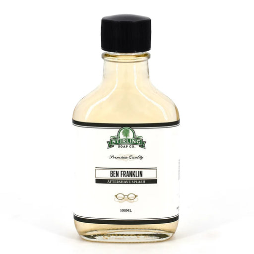 Pasteur Pharmacy Stirling Soap Co. Ben Franklin Aftershave 100ml White Smoke