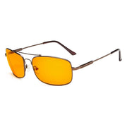 eyekeeper.com Bendable Memory Frame Computer Eyeglasses DS1805 Eyeglasses Orange Brown / without magnification