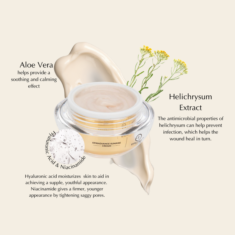 EpiLynx Sunrise Nourishing & Firming Cream – Radiant Glow (Hydrating, Vegan, Gluten-Free) Face Creams Antique White