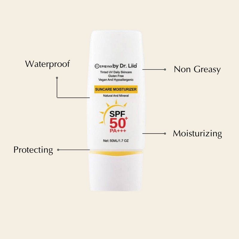 EpiLynx SPF 50 Mineral Moisturizer – Hydrating, Vegan & Sensitive-Skin Friendly suncare Beige