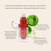 EpiLynx Enriching Ageless Rejuvenate Face Serum – Hydrating, Firming & Vegan (Gluten-Free, Mature Skin Friendly) Face Serums Beige