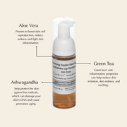 EpiLynx Gentle Foaming Facial Cleanser – Aloe, Apple & Ashwagandha for All Skin Types Face Cleanser Misty Rose
