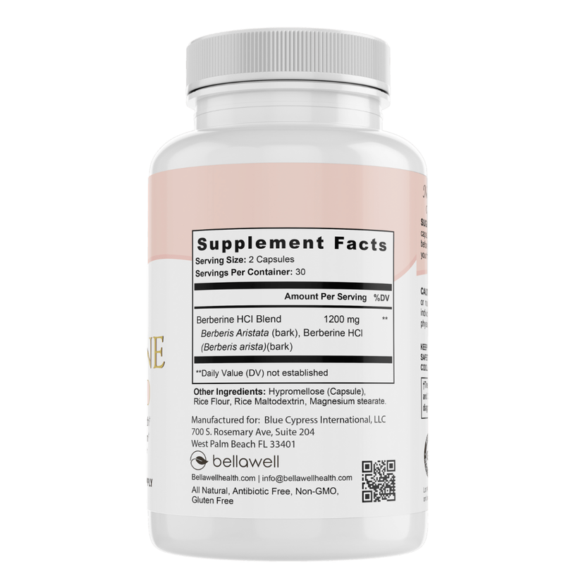 Bellawell Health Berberine - Harness the Power of Nature by Bellawell Capsules Lavender